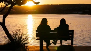 Mogan Gölü (Gün Batımı ve İskeleler)