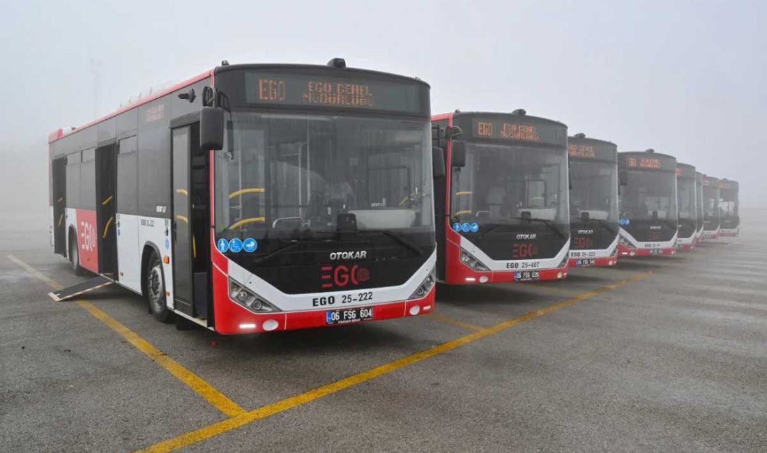 Ankara Büyükşehir Belediyesi, EGO Genel Müdürlüğü filosuna 8 yeni otobüs