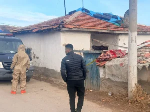 Ankara’nın Polatlı ilçesinde boya-badana sırasında kullanılan bir katkı maddesi faciaya