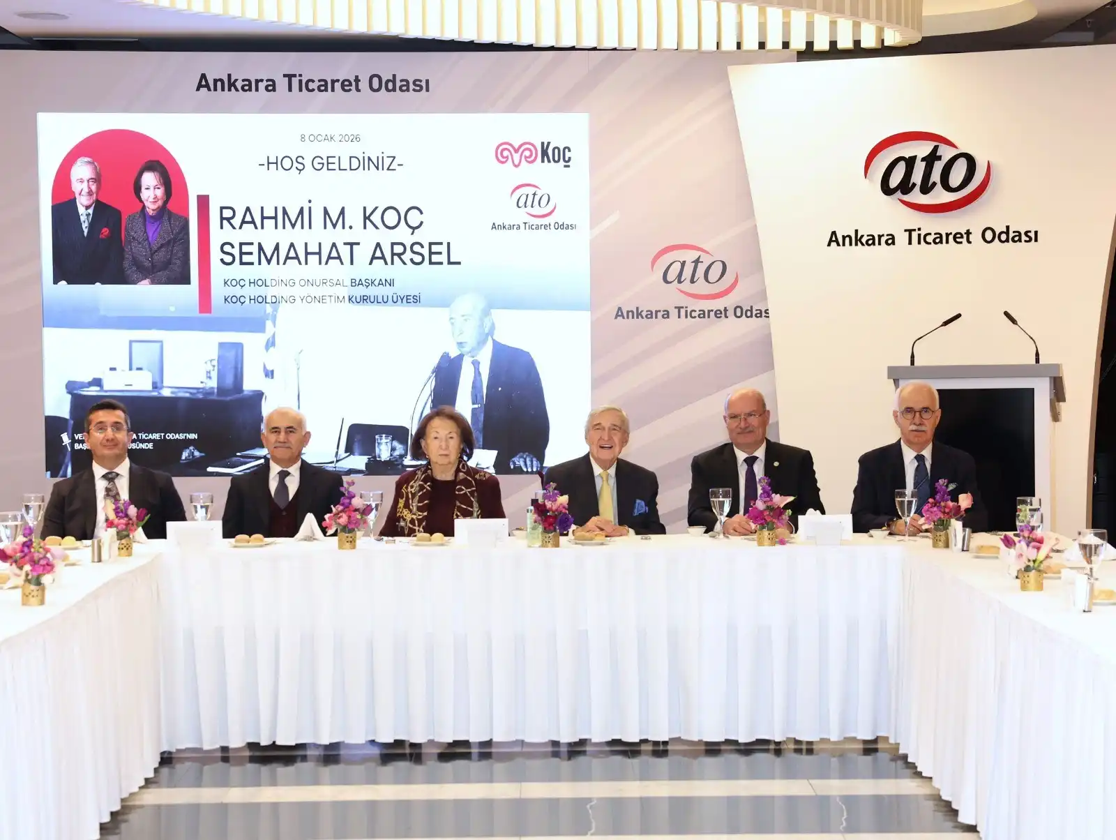Ankara Ticaret Odası (ATO), Türk iş dünyasının dev ismi Koç