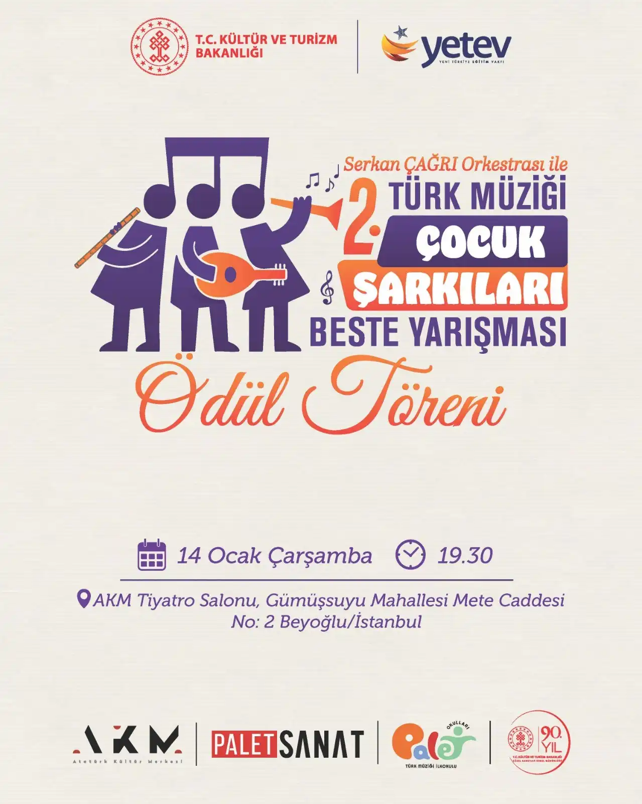 Güzel Sanatlar Genel Müdürlüğü ve YETEV iş birliğiyle düzenlenen Türk