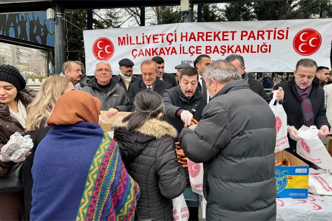 MHP Çankaya, Miraç Kandili dolayısıyla vatandaşlara kandil simidi ve meşrubat