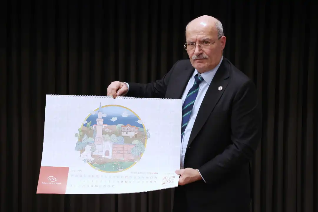 ATO, “Doku Ankara” temasıyla hazırladığı 2026 takviminde Ankara’nın binlerce yıllık