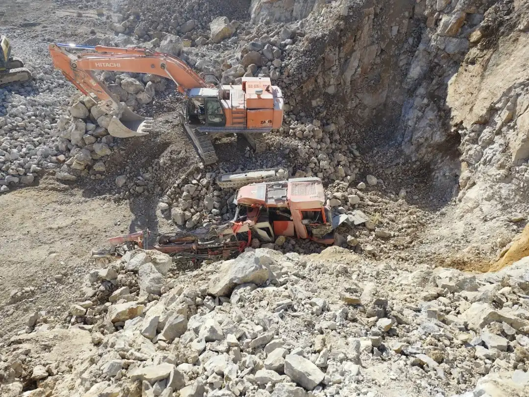 Ankara’nın Çubuk ilçesindeki taş ocağında meydana gelen iş kazasında ağır