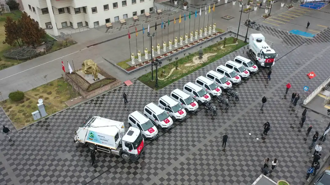 Keçiören Belediyesi, hizmetlerin daha hızlı ve verimli yürütülmesi için araç