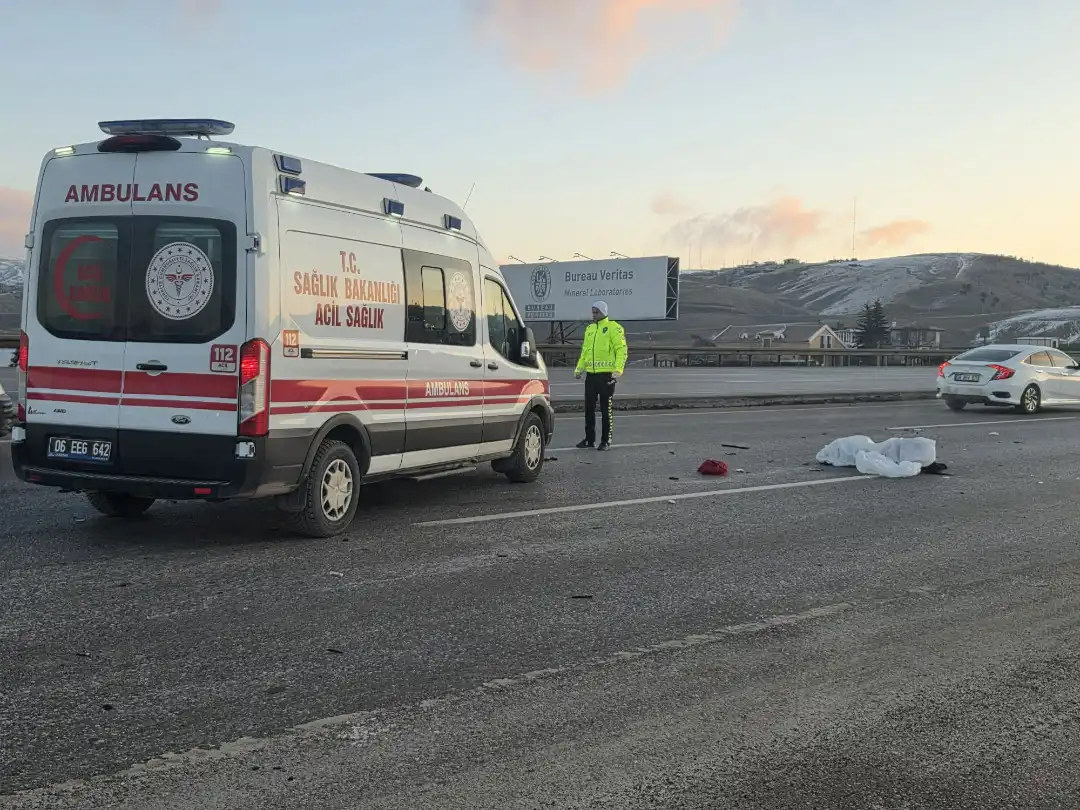 Ankara Elmadağ’da işine gitmek için yolun karşısına geçen 35 yaşındaki