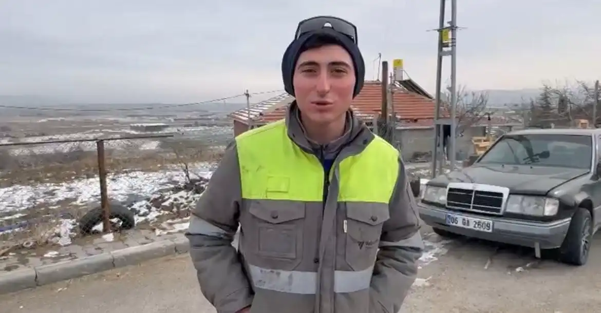 Ankara’nın Elmadağ ilçesinde vatandaşlar, kar yağışına rağmen yolların tuzlanmadığını öne