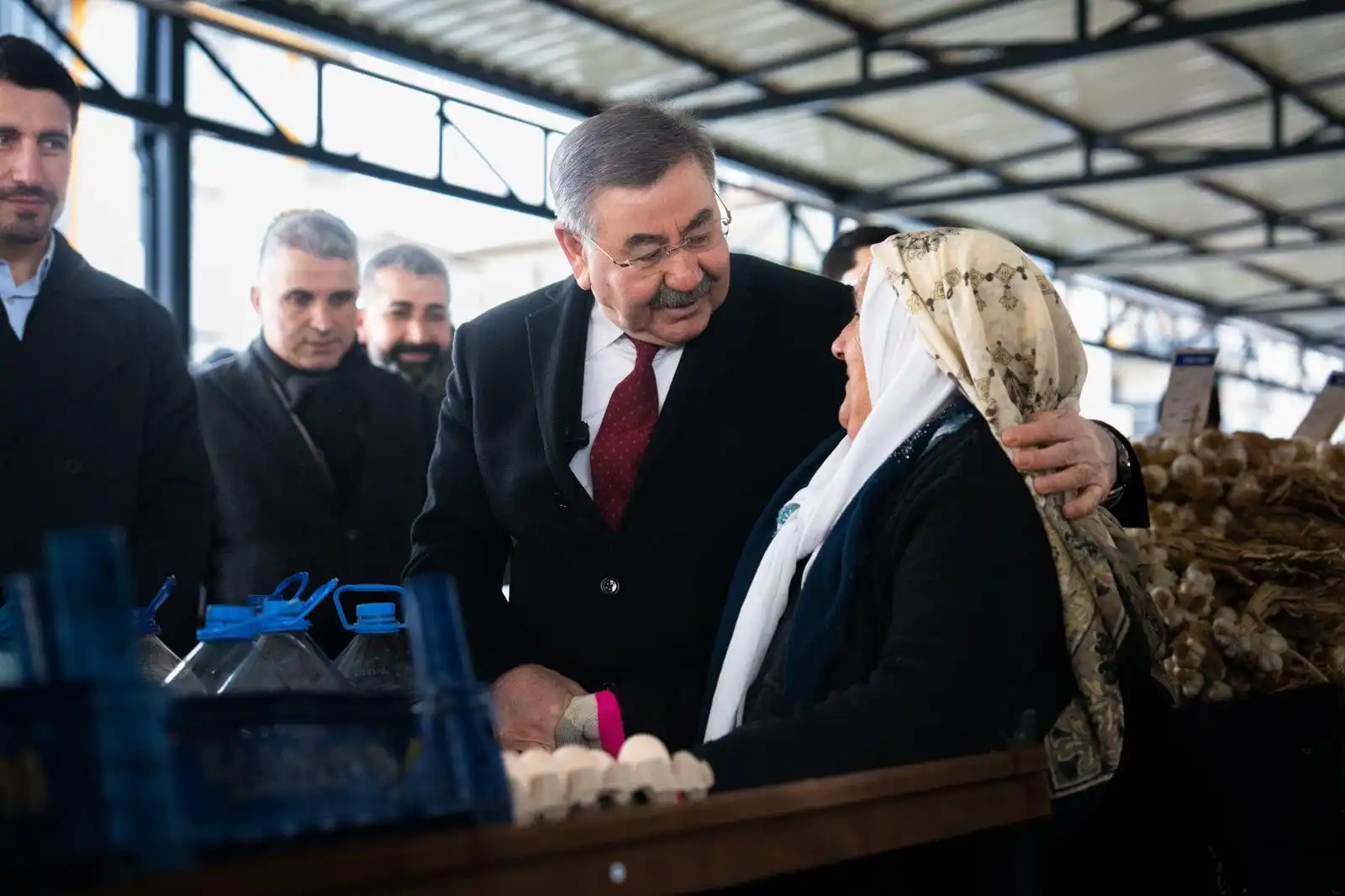 Gölbaşı Belediye Başkanı Yakup Odabaşı, Haymana Belediye Başkanı Levent Koç