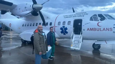 Milli Savunma Bakanlığı, Hava Kuvvetleri ambulans uçağıyla İstanbul’dan Ankara’ya acil