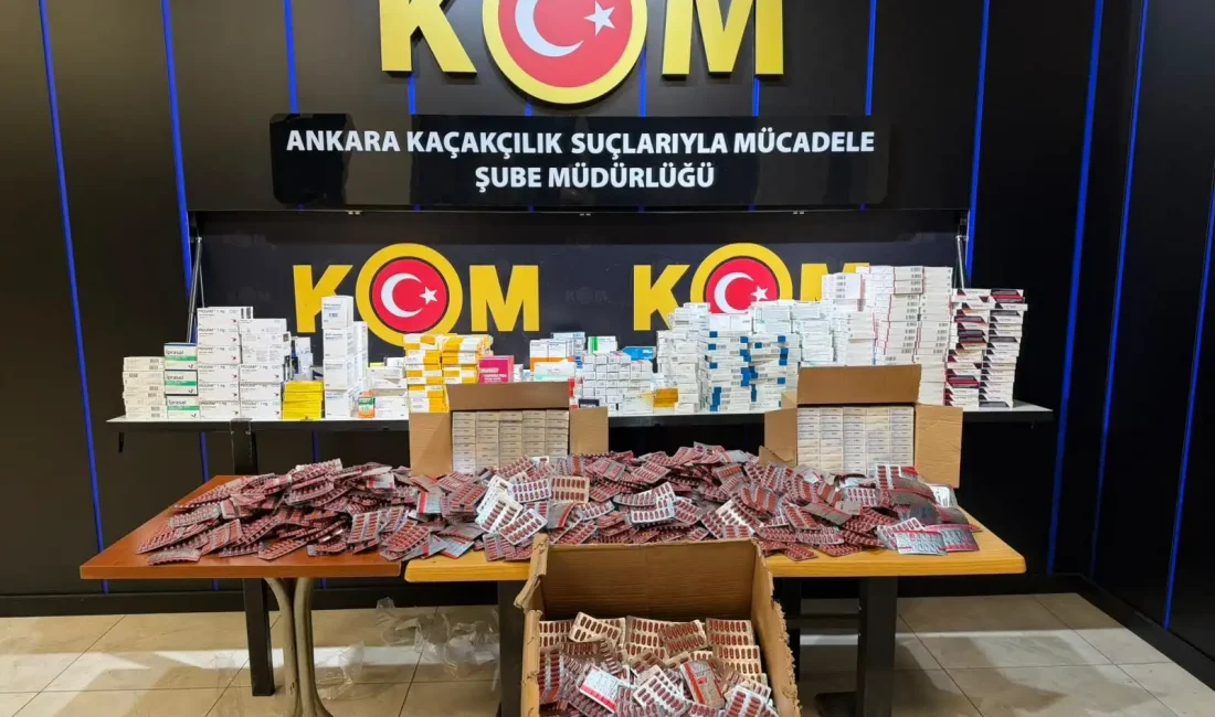 Ankara’da özel reçeteye tabi ilaçları yasa dışı yollarla toplayarak satmaya