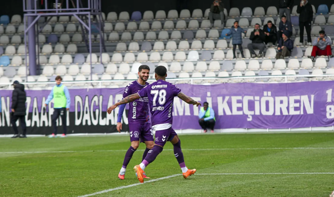 Trendyol 1. Lig’in 24. haftasında Ankara Keçiörengücü, sahasında Bandırmaspor’u 3-1