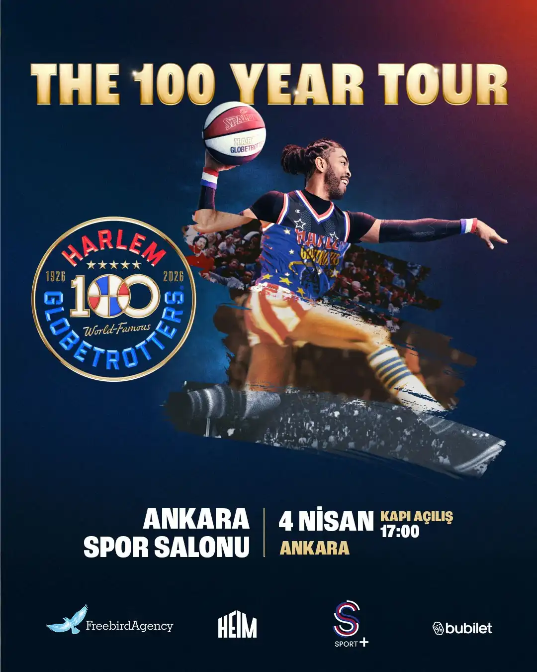 Harlem Globetrotters, 100. Yıl Turu kapsamında 4 Nisan’da Ankara Spor