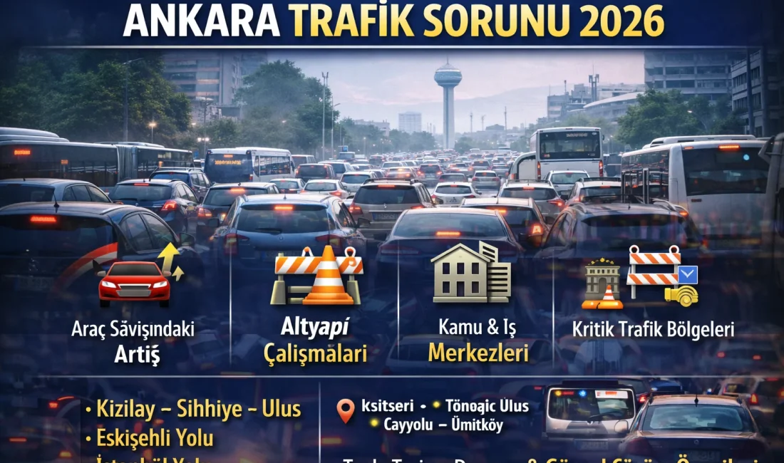 Ankara trafik sorunu 2026 rehberi: Yoğunluğun başlıca nedenleri, en problemli