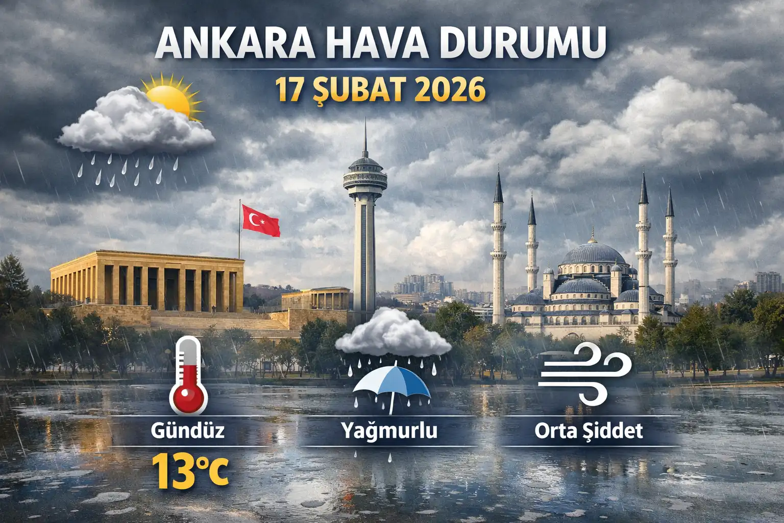 17 Şubat 2026 Ankara hava durumu nasıl olacak? Bugün için
