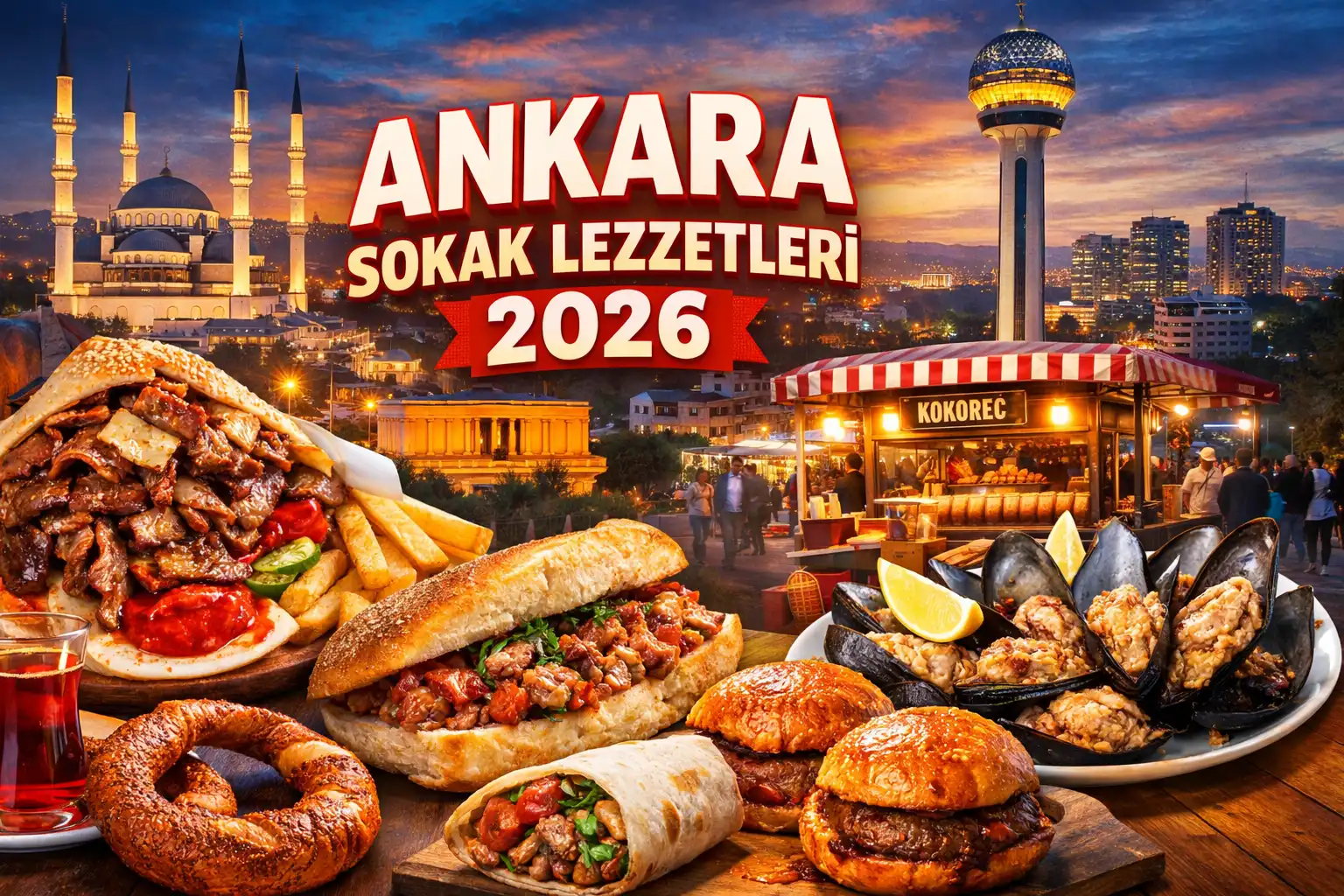 Ankara sokak lezzetleri rehberi 2026! Aspava’dan dönercisine, simitten kokoreçe başkentin