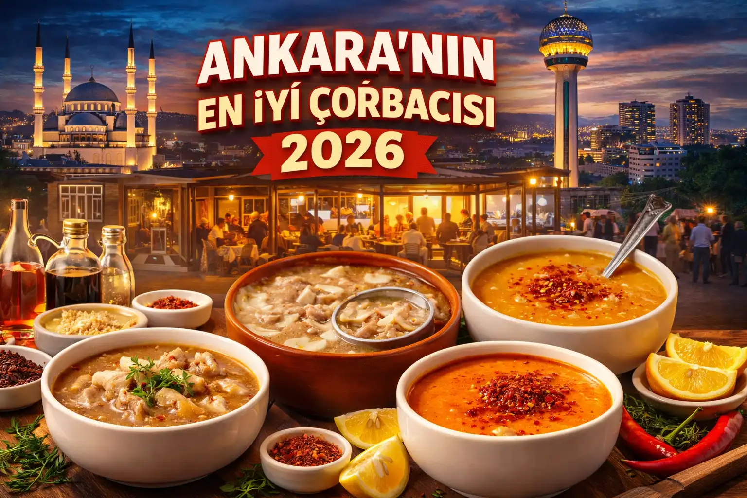 Ankara’nın en iyi çorbacıları hangileri? 2026 güncel rehberimizde gece açık