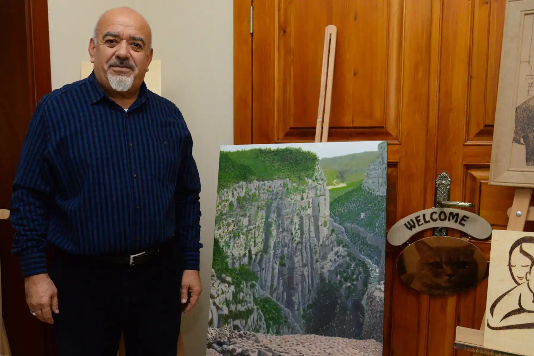 Altındağ Belediyesi Erkek Yaşam Merkezi üyesi 65 yaşındaki Abdulkadir Demirbaş,