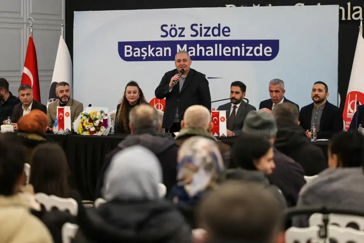 Keçiören Belediye Başkanı Dr. Mesut Özarslan, Kuşcağız Mahallesi’nde vatandaşlarla bir